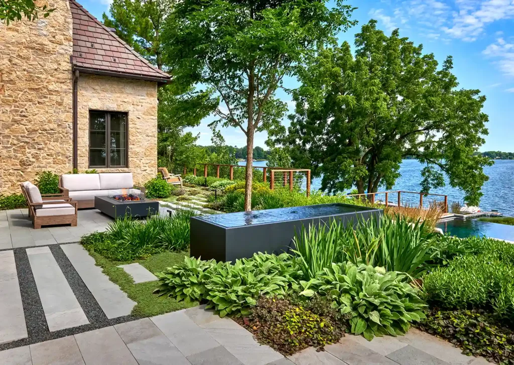 a beautiful home with stunning gardens 